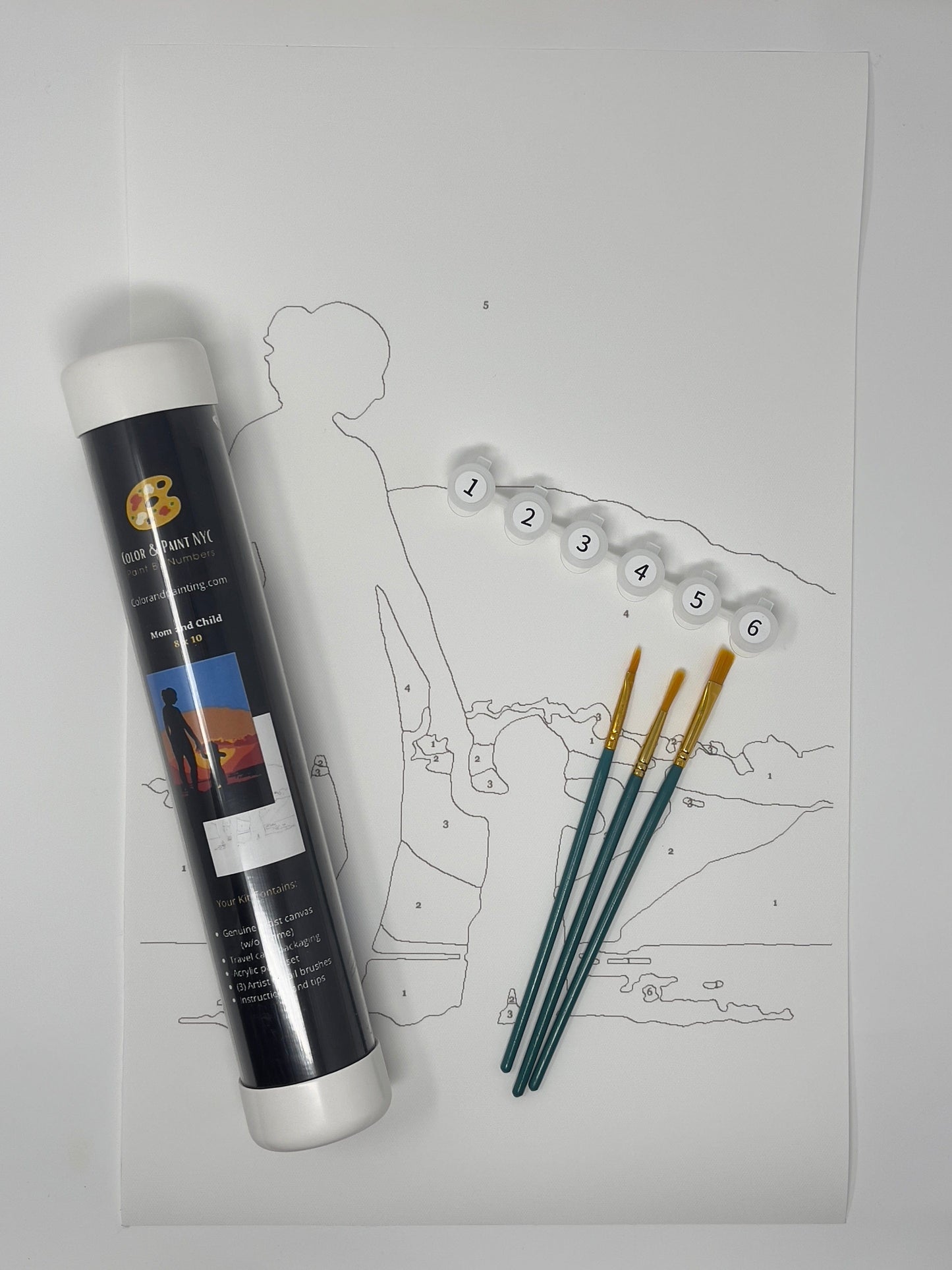 Mom and Child Paint Kit